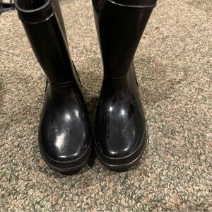 Arcade Kids Black Rain Boots